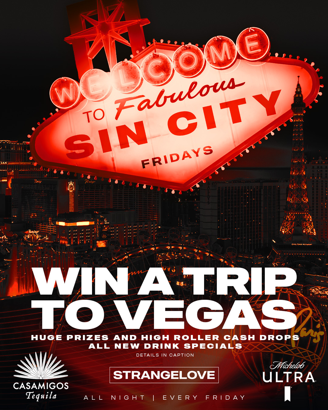 poster for Sin City at StrangeLove in Boise, Idaho